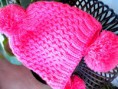 Art. 6: Gorritos lisos tejidos en lana gruesa